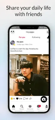 Heyoppa - Make Korean Friends android App screenshot 2